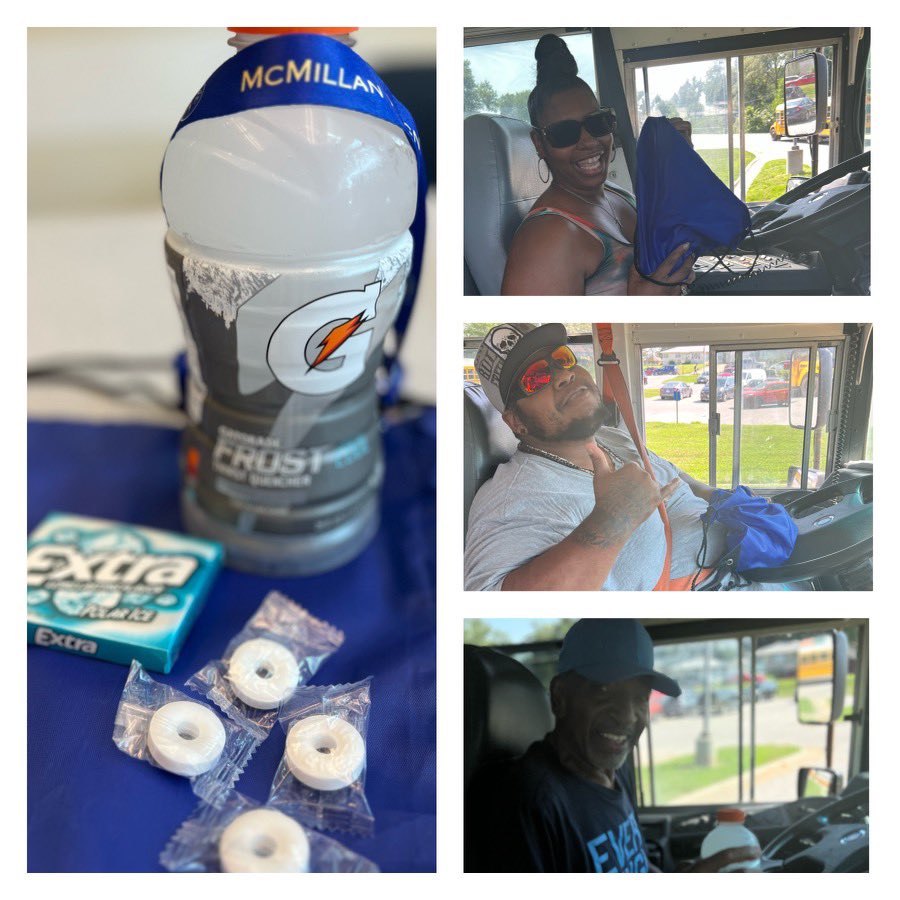 McMillan Monarch Athletics (@ops_mcm_sports) on Twitter photo <a href="/OPS_McMillan/">OPS McMillan Middle</a> is #OPSProud of our bus drivers for showing up EVERYDAY for our students! In this extreme heat , we thought it would be nice to #ice them up with some <a href="/Gatorade/">Gatorade</a> , <a href="/LifeSavers/">LIFE SAVERS</a> , and <a href="/ExtraGum/">EXTRA GUM</a> to provide some comfort through this heat! Your work does not go unnoticed! <a href="/OPS_McMillan/">OPS McMillan Middle</a> is #OPSProud of our bus drivers for showing up EVERYDAY for our students! In this extreme heat , we thought it would be nice to #ice them up with some <a href="/Gatorade/">Gatorade</a> , <a href="/LifeSavers/">LIFE SAVERS</a> , and <a href="/ExtraGum/">EXTRA GUM</a> to provide some comfort through this heat! Your work does not go unnoticed!
