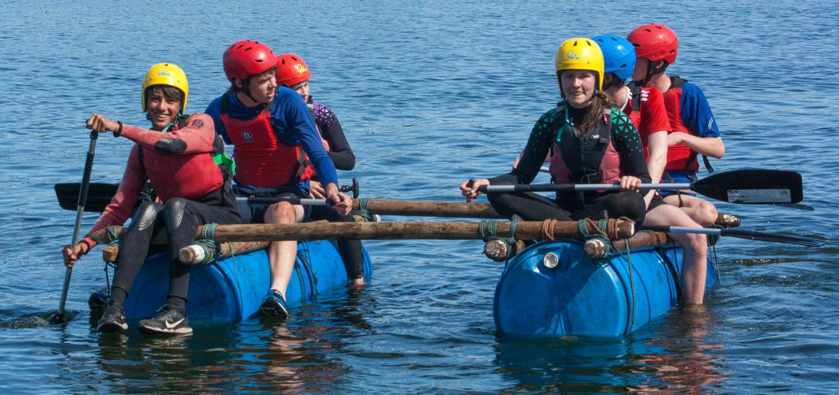 We are providing the water activities for #CTT2023 with a group of scouts each day getting sessions of rafting, katakanu and Stand Up Paddleboards (SUPs)
They have built some of the best rafts that we have ever seen !
#Watersports #paddlesports #skillsforlife  #Hertfordshire