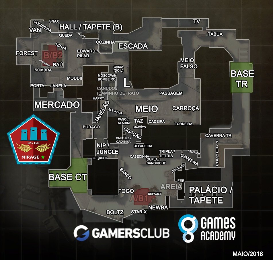 waveigl on X: Todos os mapas atuais de CSGO  / X