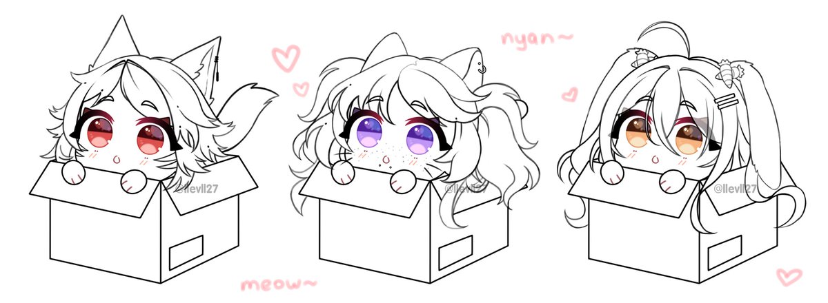 🌸 Today I'm feeling a little better than the last days, but still not very well... BUT I was able to make these cute three boxes and I'm very happy with a little progress!!! Tomorrow I plan to make three more sketches and a few sketches of toys > < ☆ retweets and likes…