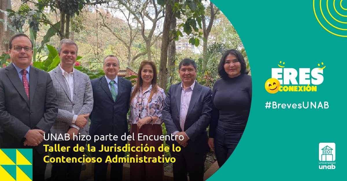 #BrevesUNAB | ¿Justicia ambiental y cambio climático? 🌿👥 No te pierdas el análisis de expertos en el XXIX Encuentro Taller de la Jurisdicción de lo Contencioso Administrativo. Detalles ➡️: bit.ly/3qE0KkT

#EresConexión 

<a href="/UnabDerecho/">DerechoUNAB</a> 
@santotocolombia