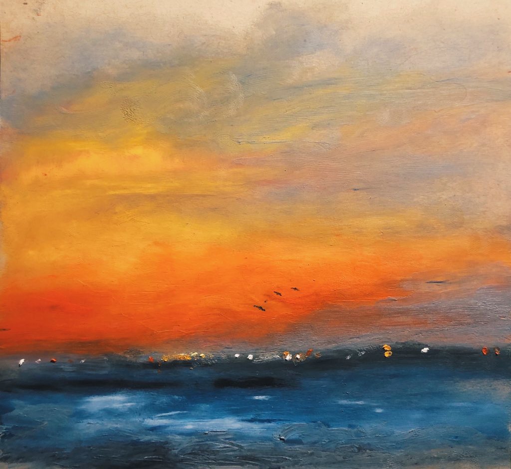 jaaysart's tweet photo. The painting                      The palette https://t.co/UGWtCRBekX