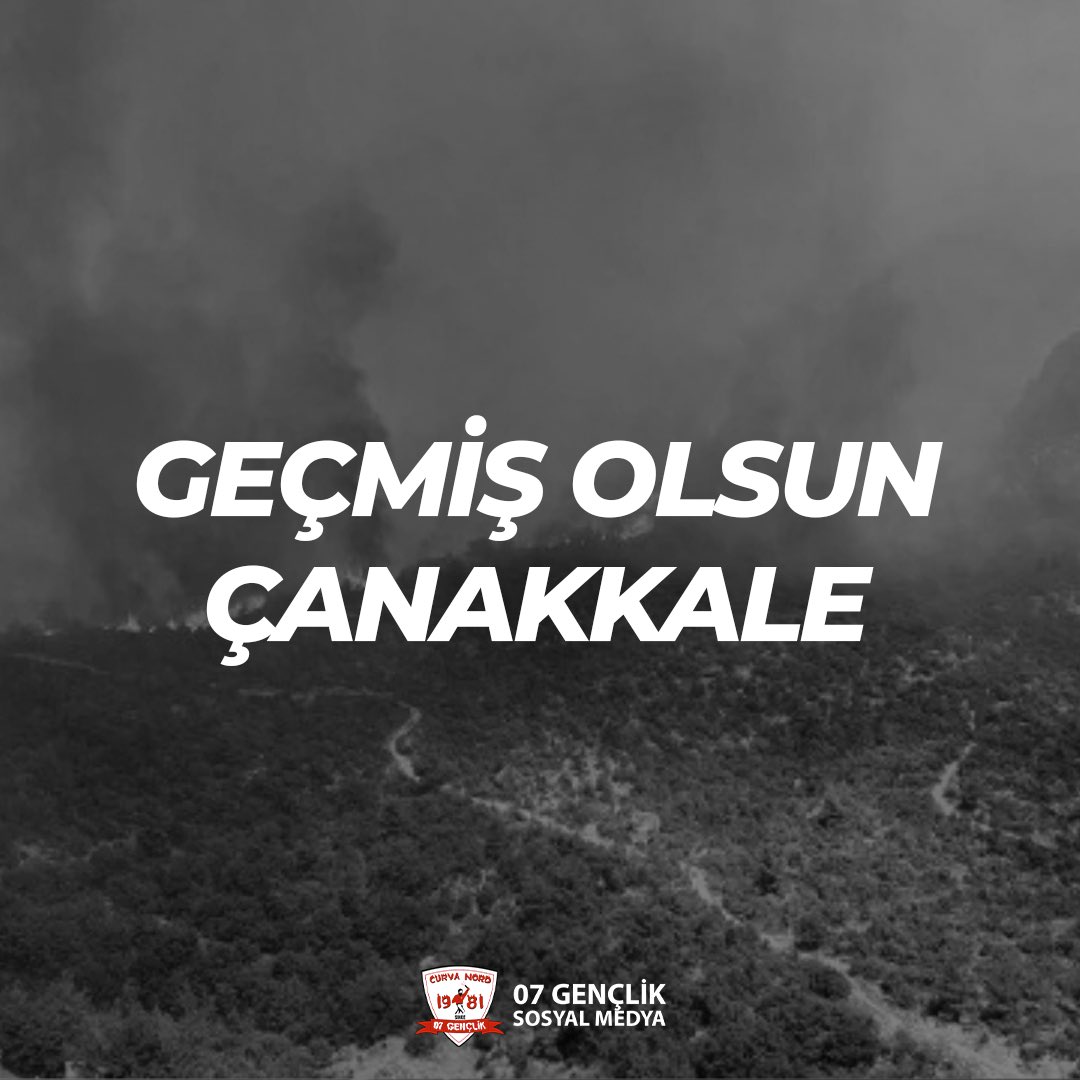 07genclik1981's tweet photo. Çanakkale’de meydana gelen yangının bir an önce kontrol altına alınmasını temenni ediyor, yangından etkilenen vatandaşlarımıza geçmiş olsun dileklerimizi iletiyoruz. 🙏🏻 #Çanakkale https://t.co/qybTtNQaho