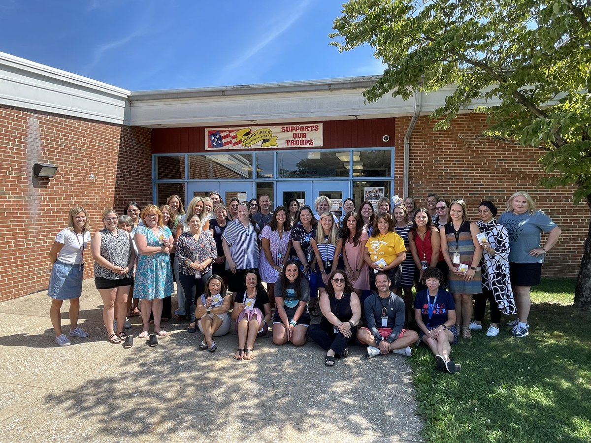 Here’s the amazing FC team after a long day of professional learning!  We’re so excited to welcome back students next week! It’s going to be an awesome year of learning at FC! #FCSharkTank