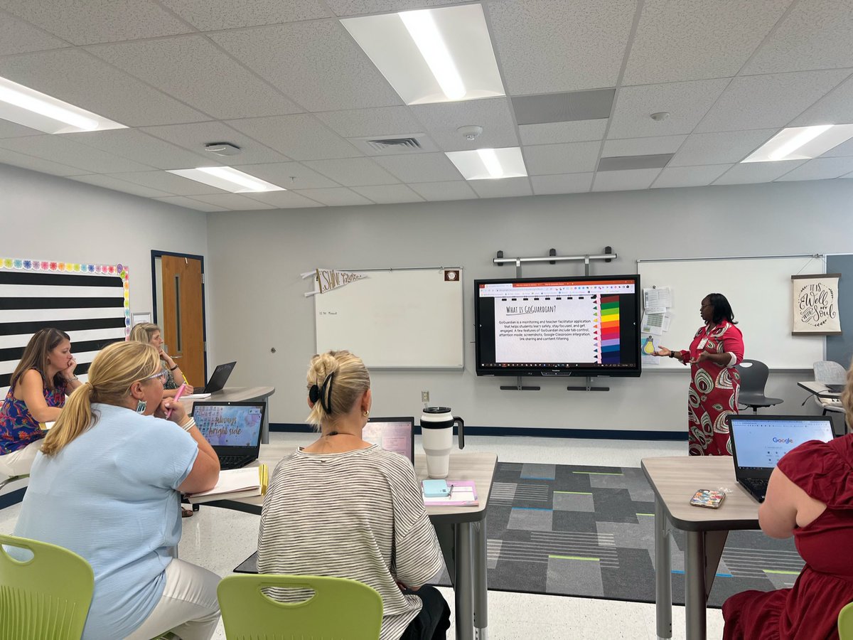 Jennifer Woody (@principalwoody) on Twitter photo <a href="/SummitDriveES/">SummitDrive</a> teachers had the opportunity to learn from <a href="/iThinkHighDef/">Mrs. Avis Canty-Duck</a> today with our <a href="/EdTechGCS/">GCS Ins. Technology</a> department about Go Guardian! We are so thankful for all our district specialist who help us serve our students! Thanks to our wonderful IC for setting everything up!#summitshines <a href="/SummitDriveES/">SummitDrive</a> teachers had the opportunity to learn from <a href="/iThinkHighDef/">Mrs. Avis Canty-Duck</a> today with our <a href="/EdTechGCS/">GCS Ins. Technology</a> department about Go Guardian! We are so thankful for all our district specialist who help us serve our students! Thanks to our wonderful IC for setting everything up!#summitshines