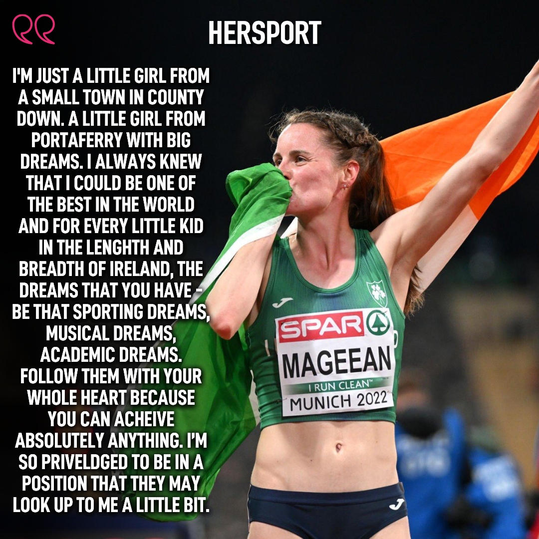 HerSportDotIE's tweet photo. Ciara Mageean. What a role model.

A star on and off the track. Speaking to Athletics Ireland after her 4th place finish at the Worlds, she was disapointed not to medal &amp; raise the Irish flag which she treasures so much but was  proud fo what she had acheived.

Legend. 🇮🇪 https://t.co/J1WDrEqpHF