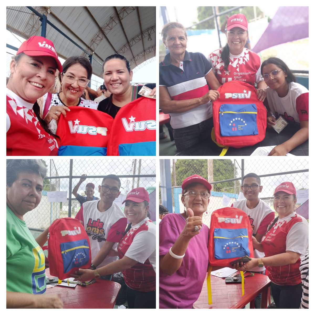 #22Agosto .El Pueblo Chavista Hoy Recibió Su Regalo de Su Presidente Nicolás Maduro..El Morral De Chavez para Seguir en la construcción de las Nuevas Victorias Q Están Por Venir. Trabajo en equipo victoria segura Venceremos #ConversaitoConMaduro <a href="/NicolasMaduro/">Nicolás Maduro</a> <a href="/dcabellor/">Diosdado Cabello R</a>