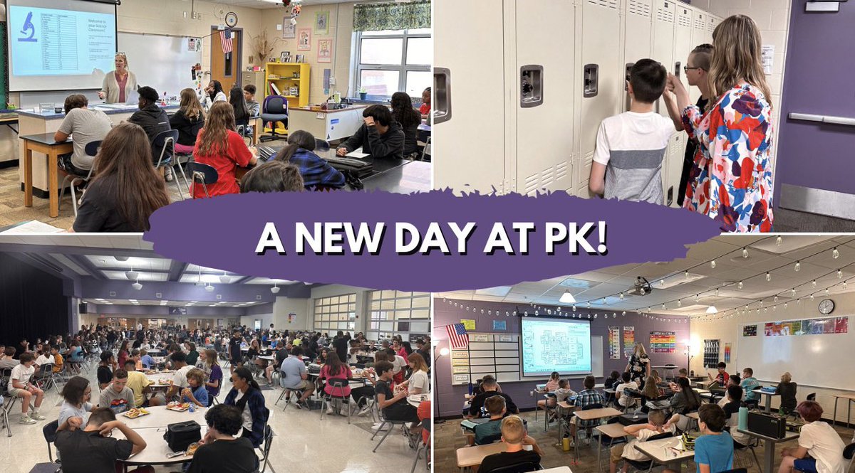 PKMS Grizzlies had a great first day of school! #NewDayPK