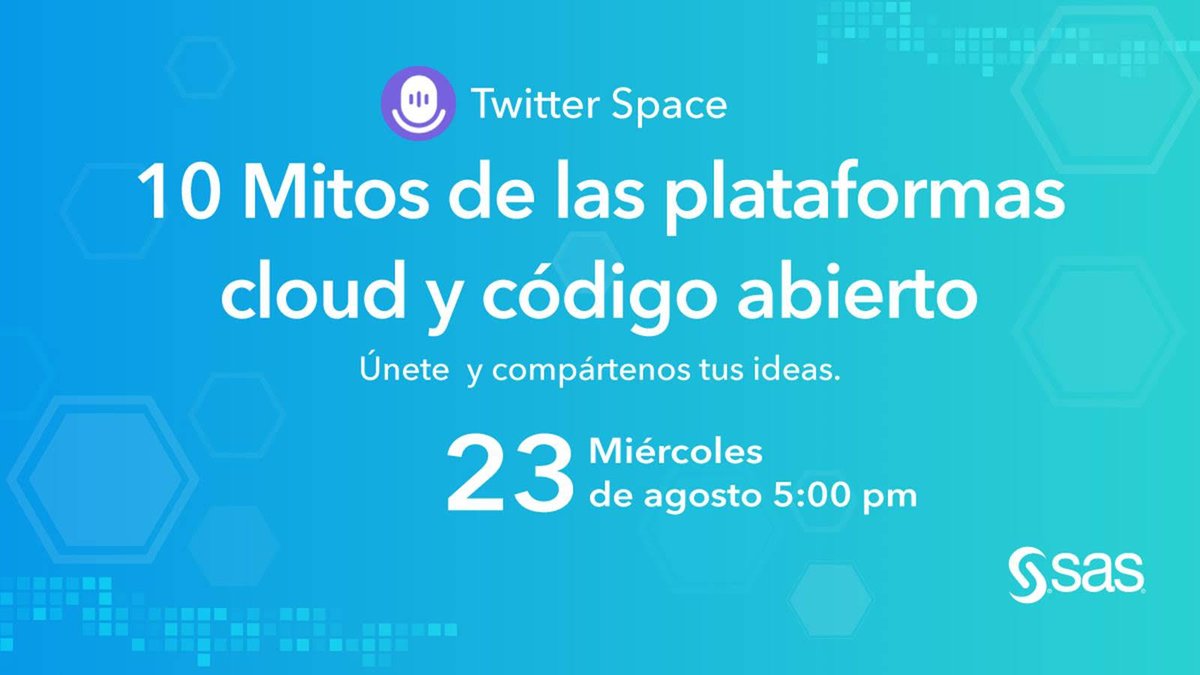 F_Energetico's tweet photo. #Agenda SAS invita a debate abierto sobre mitos y realidades de la nube y el código abierto @SASsoftware @AMITI_Mex @CANIETI @AMPI_MTY @cceoficialmx  https://t.co/tI9yAiMszO https://t.co/GAwQ4cXw7C