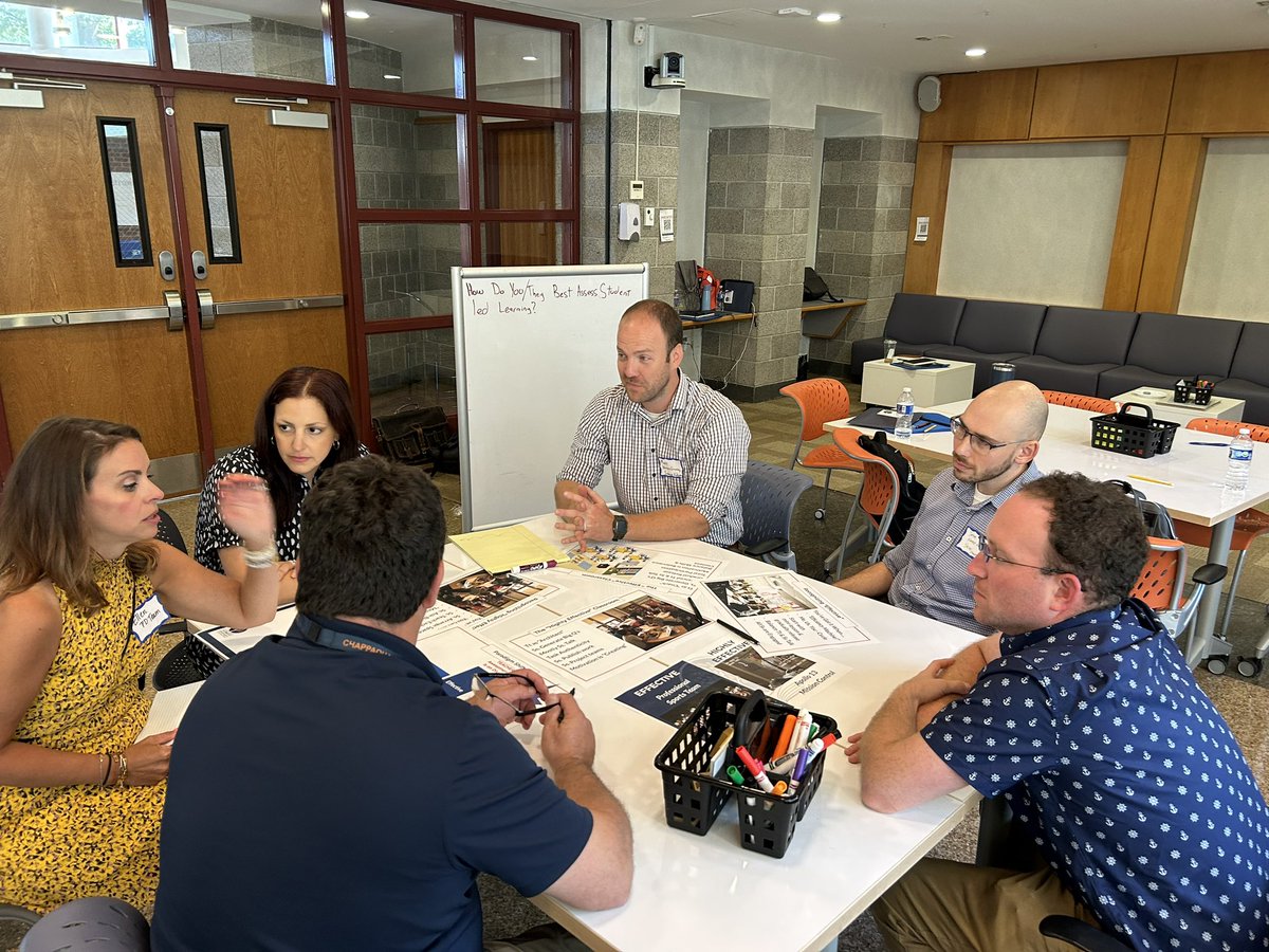 Our new #WeAreChappaqua colleagues “In step with deep teaching” at New Teacher Orientation. Digging in to APPR, breaking with traditional practices, curriculum alignment & new teacher support. #ChapPdTeam