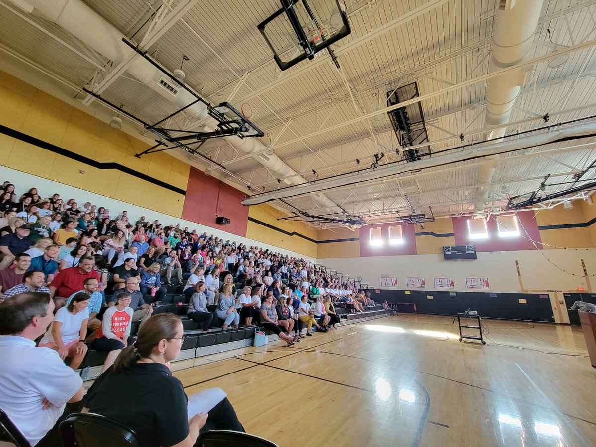 Opening meeting for the employees of the @GCASDK12 Wishing all of our teachers, staff, administration, and students a great school year!