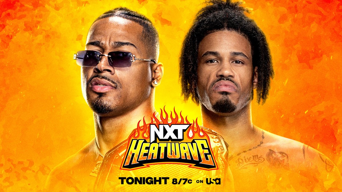 WWE's tweet photo. #WWENXT is bringing the 🔥 🔥 🔥 tonight!

#NXTHeatwave promises to be a good one, and you do not want to miss it.

📺 8/7c on @USANetwork https://t.co/VLt3WpF0GQ