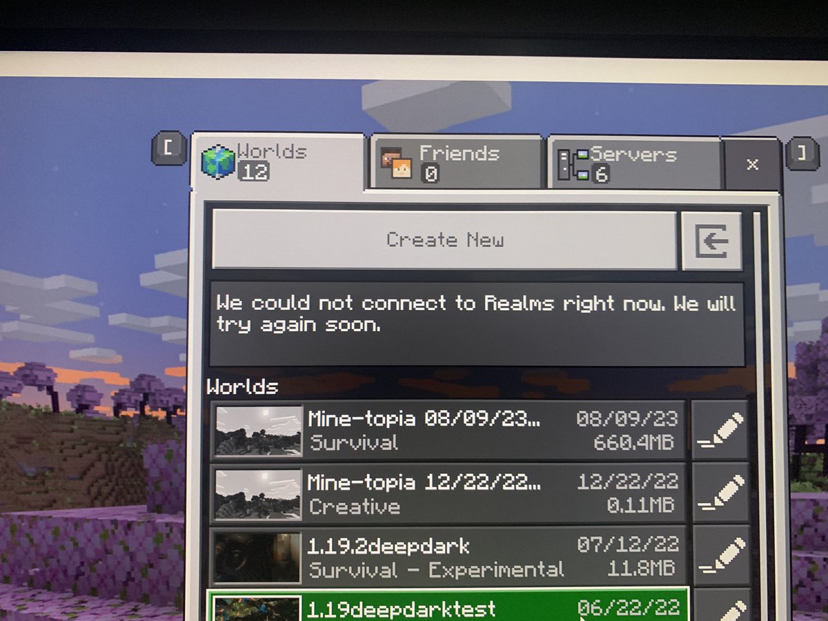 Wibbles Let’s Play (@demisheep) on Twitter photo Please fix <a href="/MojangSupport/">Mojang Support</a> - it takes me 5+ minutes just to get myself playing on my own realm while other players are on it actively playing. Makes no sense. Windows 10 Bedrock edition. Please fix <a href="/MojangSupport/">Mojang Support</a> - it takes me 5+ minutes just to get myself playing on my own realm while other players are on it actively playing. Makes no sense. Windows 10 Bedrock edition.
