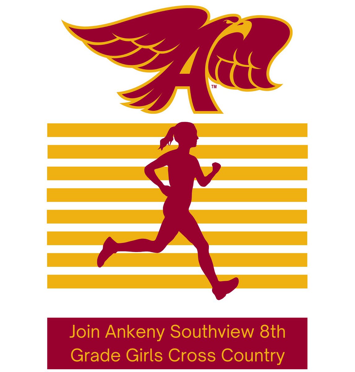 Know an @AnkenySouthview 8th grader who is looking for a fun fall activity and wants to be part of a supportive team? Check out @Ankeny8GirlsXC and give cross-country a try!! Contact Coach Lorenz (Room 2209) or Coach Luttenegger (2211) at Southview for more info!! 🏃🏽‍♀️