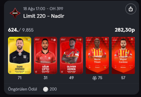 before/after
It's ridiculous that the score changes 3 days after the match ends and gw closed...
<a href="/ni2las/">Nicolas Julia</a> <a href="/soraresupport/">Sorare Support</a> <a href="/Sorare/">Sorare</a>