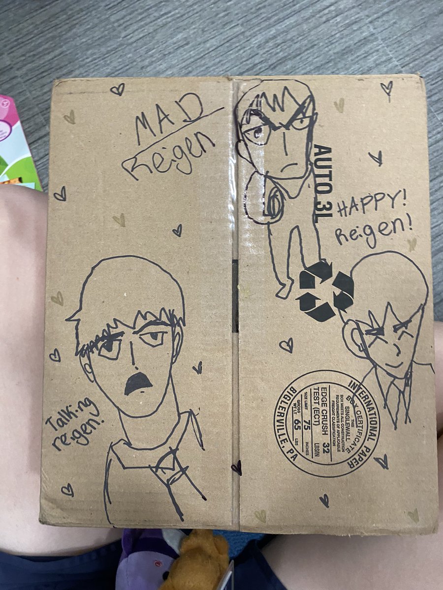 // my younger sister drew this on the back of the box my fam sent to me at college

felt the need to share her work with the world.