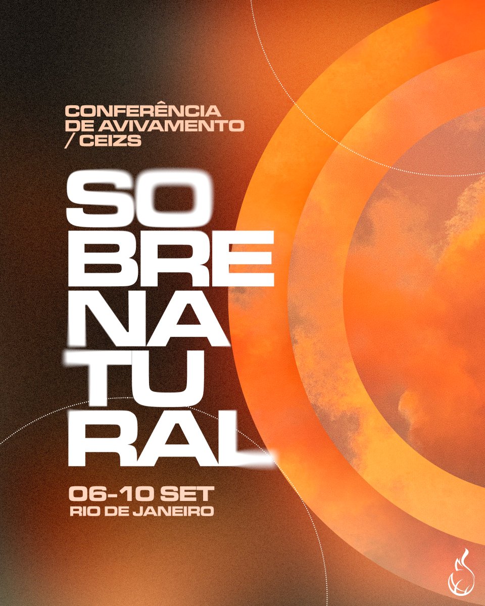 A CONFERÊNCIA DE AVIVAMENTO ESTÁ CHEGANDO!

06 a 10 de Setembro serão dias de um derramar SOBRENATURAL do Espírito de Deus — e você não pode ficar fora disso!