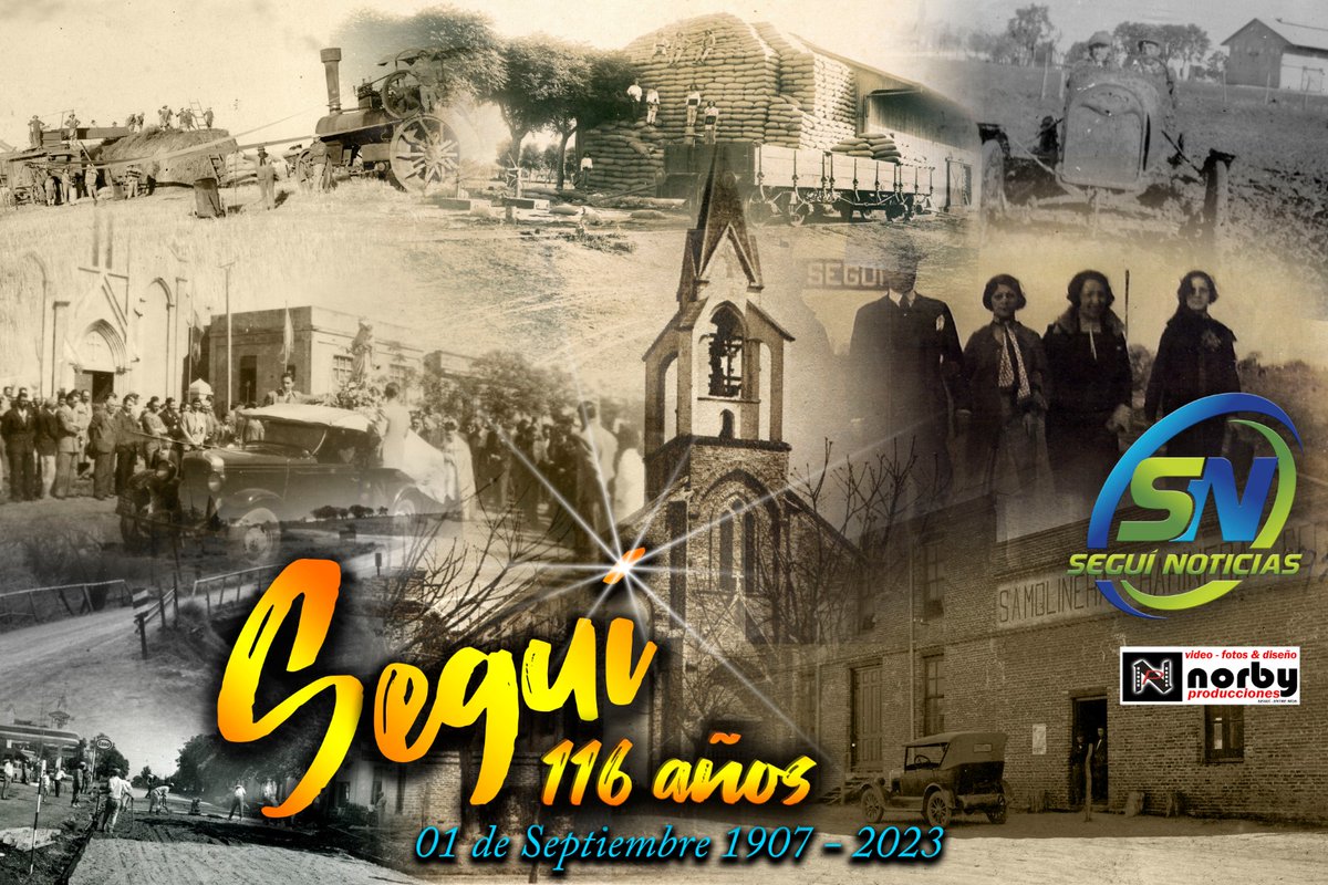 SeguiNoticias's tweet image. Se viene un nuevo aniversario de Seguí

La ciudad cumple 116 años en el mes de Septiembre

#Segui #aniversario