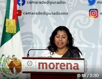 La diputada federal de #Morena, Inés Parra acusó a Ariadna Montiel, Secretaria de Bienestar, por el desvío de 6 mil millones de pesos (recursos que en parte habrían favorecido la campaña de #ClaudiaSheinbaum).

#MorenaEsCorrupción
@Republicaalterna