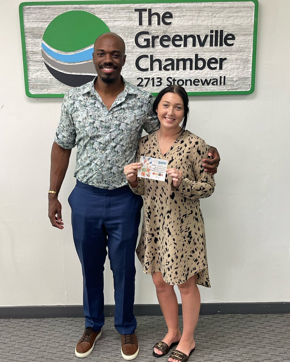 Greenville Young Professional Member Laura Ashley decided to stop by the Chamber today to work on decorating our Heart in front of our Chamber. 

We appreciate all the love and hard work that she pours into our Chamber💚

#GreenvilleChamber #LauraAshley #GYP #Painting #Community