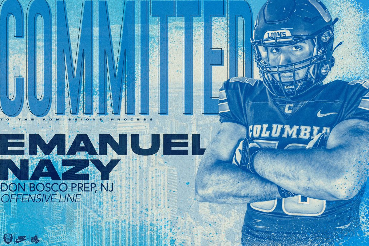 Emanuel Nazy (@3manuelnazy56) on Twitter photo Extremely blessed for every coach who gave me the opportunity to be a part of their team. I am extremely blessed to announce that I will be continuing my academic and athletic career at Columbia University 
#Committed 
<a href="/Coach_Fab/">Mark Fabish</a> <a href="/CoAcHKeLZZz3/">Markell Harrison</a> <a href="/libbieguy/">Libbie Guy</a> <a href="/CoachJonMc/">Jon Mclaughlin</a> Extremely blessed for every coach who gave me the opportunity to be a part of their team. I am extremely blessed to announce that I will be continuing my academic and athletic career at Columbia University 
#Committed 
<a href="/Coach_Fab/">Mark Fabish</a> <a href="/CoAcHKeLZZz3/">Markell Harrison</a> <a href="/libbieguy/">Libbie Guy</a> <a href="/CoachJonMc/">Jon Mclaughlin</a>