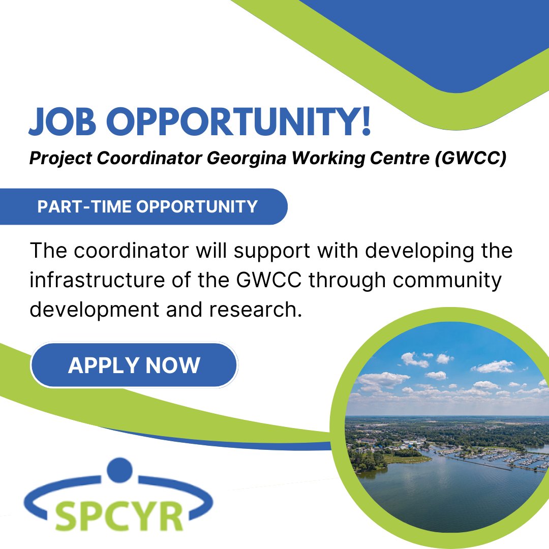 We are excited to share the position of coordinator for the Georgina Working Centre Project. This new venture will build a collaborative model whose vision is: A thriving Georgina economy with equitable and accessible opportunities for all. Click here! - shorturl.at/szGPR