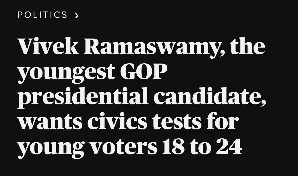 GOP: 18-24 year olds aren’t mature enough to vote unless they can pass a test. Also GOP: 12 year olds are totally mature enough to deliver their rapist’s baby. Make it make sense.