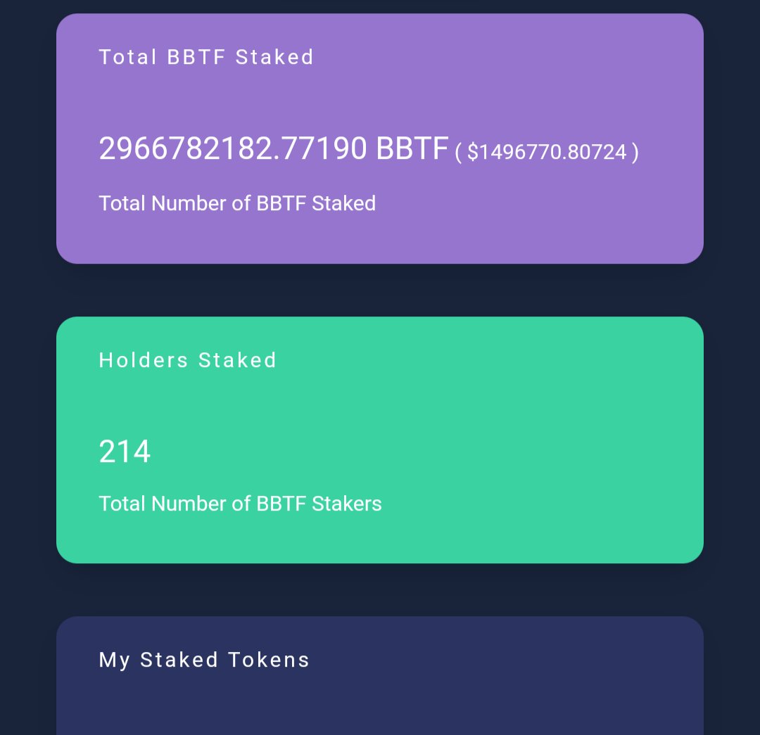 TimmyCrypto78's tweet photo. My goodness
#bbtf #mpprotocol #safemoon #bbtfstaking https://t.co/4eGkOenfyn