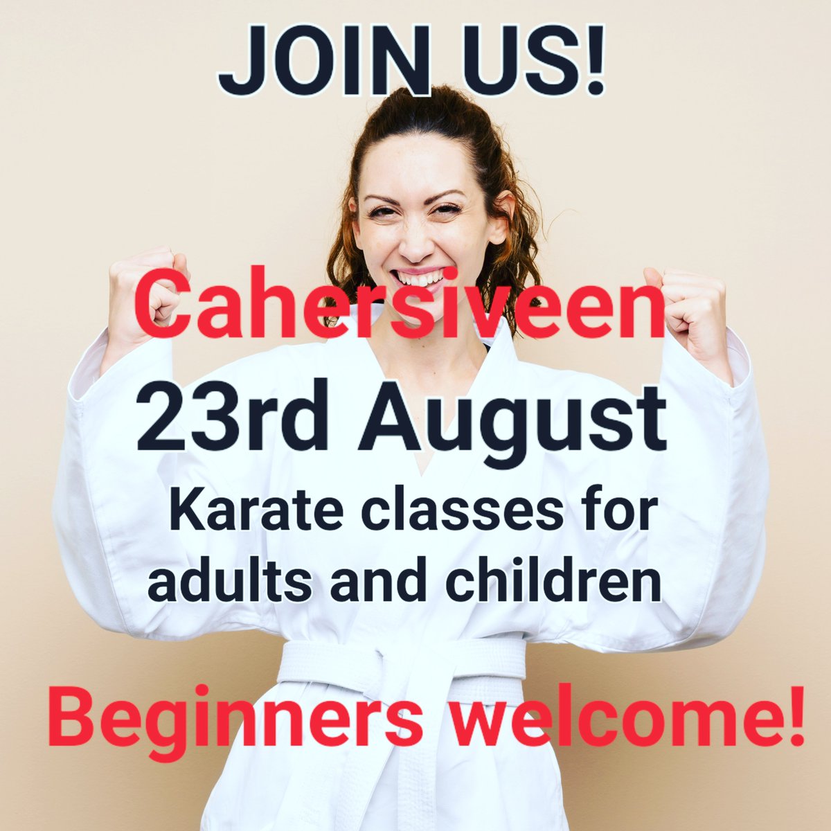 Looking forward to starting karate classes in Cahersiveen Community Resource Centre tomorrow evening at 7:00.
Beginners welcome 👊 

#karate #Cahersiveen #skelligscoast
