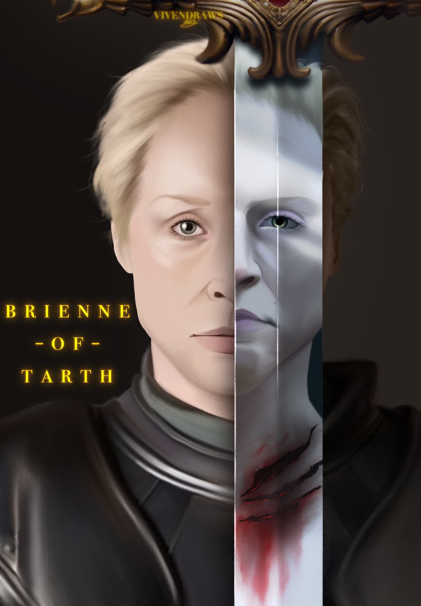 my wife, everybody, say hello
#brienneoftarth #GameOfThrones #gwendolinechristie #art