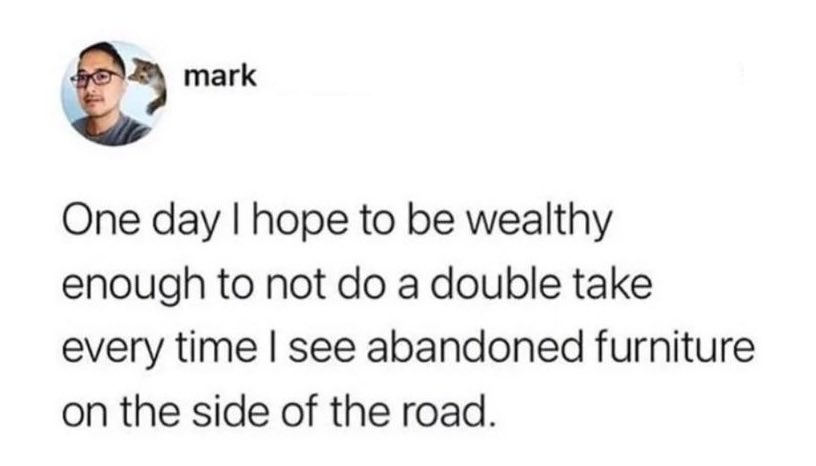 FleaMrktFlipper's tweet photo. No matter how wealthy I am I will always do a double take. 🤣 https://t.co/maULqvuo4B