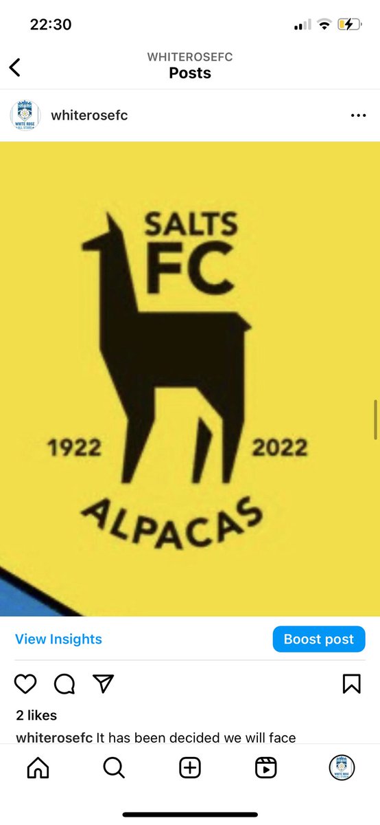 White Rose FC tweet media