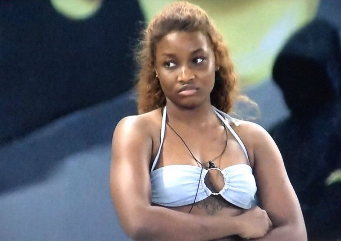 iamcarllyy's tweet photo. How do you love someone and at the same time bring them down at the slightest issue? Doyin come off it.

Please keep ILEBAYE name outta your mouth 

ILEBAYE has really suffered in that house 

Please punish her with more votes 😂😂

 #BBNaijaAllStars https://t.co/VSNin5q4GK