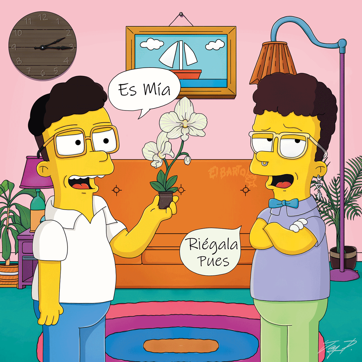 JayP_Tru's tweet photo. Mañelin Simpsons 👨‍🦱 ‍🌺
🔴Comissions Open🔴

#illustration #Simpsons #TheSimpsons #fanart #Present #portrait #Orquidea #comissionsopen #comissions https://t.co/5oyQV1UtCw