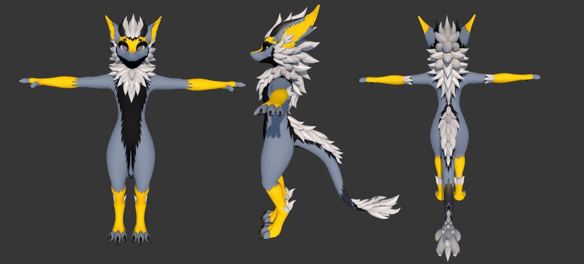 myartworld447's tweet photo. Made this custom 3D reference sheet for my client @Ekovian100 β€οΈ if ya need this kind of stuff then hmu
#vrchat #vrchatartist #3Dvrchatavatar #3Dvrchatavi #customvrchatavatar #customvrchatavi
@BlazedRTs
@ScrimFinder
@SmallStreamersC
@COD_Retweets_FA
@ArtistRTweeters https://t.co/xgMGtpRHfR