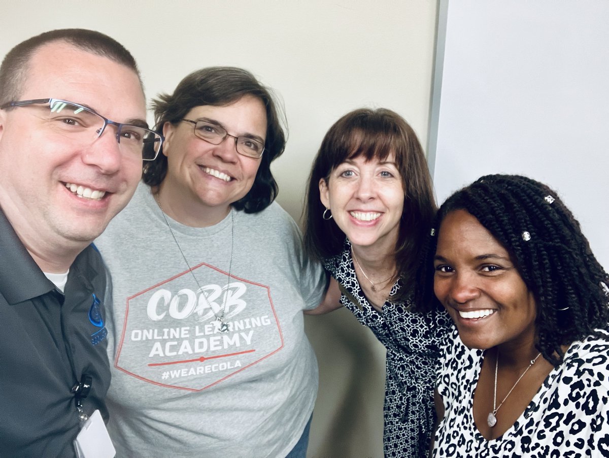 What fun visiting <a href="/CobbOLAcademy/">Cobb Online Learning Academy</a>  <a href="/Cobb_SS/">Cobb Social Studies</a>  <a href="/CobbSchools/">Cobb County Schools</a>  #socialstudies teachers yesterday to share some of the awesome new #economics  and Georgia #history resources <a href="/GPBEducation/">GPB Education</a>  <a href="/Georgiaecon/">GCEE</a>  <a href="/pbsteachers/">PBS Teachers</a> 
👉shorturl.at/gjnI3
Have a great school year, y'all!🫶
#sschat