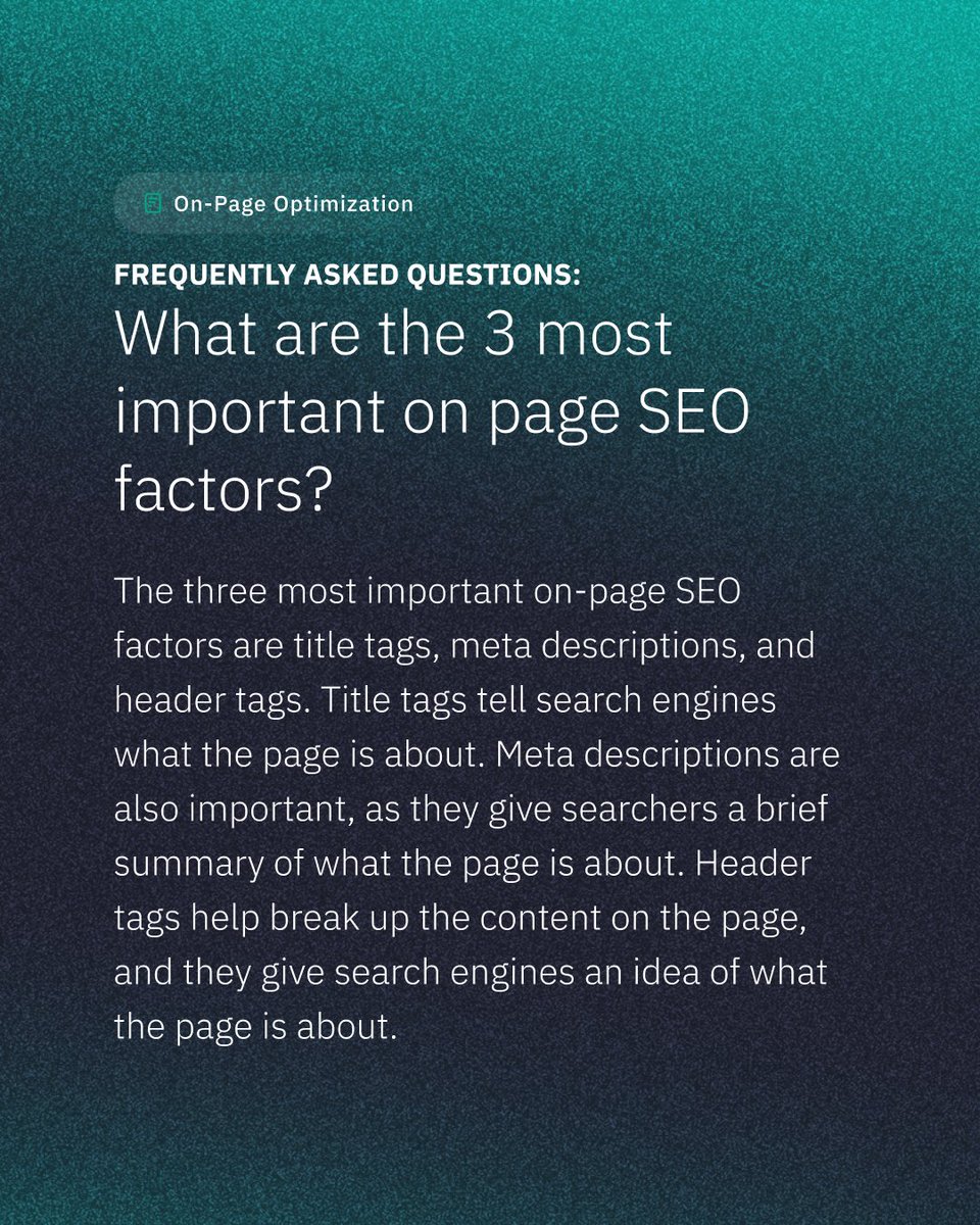 RedSharkDigital's tweet image. A simple way to take your website to the next level is with on-page optimization. 💯

Swipe to learn more about the SEO secret sauce for on page optimization! 👉

#onpageoptimization #SEOtactics #searchenginesuccess #onpageseo  #onpageoptimizationseo