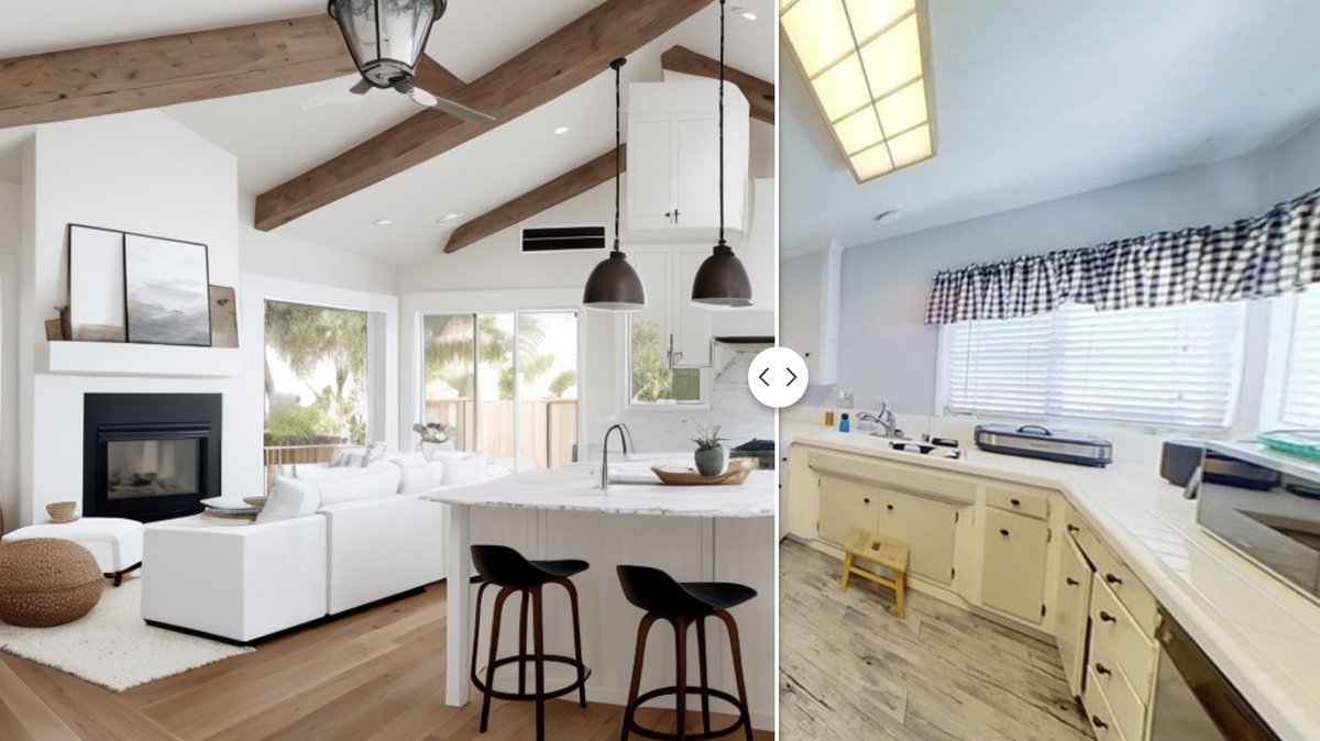 Virtual House Flip is an innovative web application that utilizes AI technology to transform home exteriors and interiors. It empowers users to easily redesign their living spaces with the guidance of expert architects and interior designers.  virtualhouseflip.com