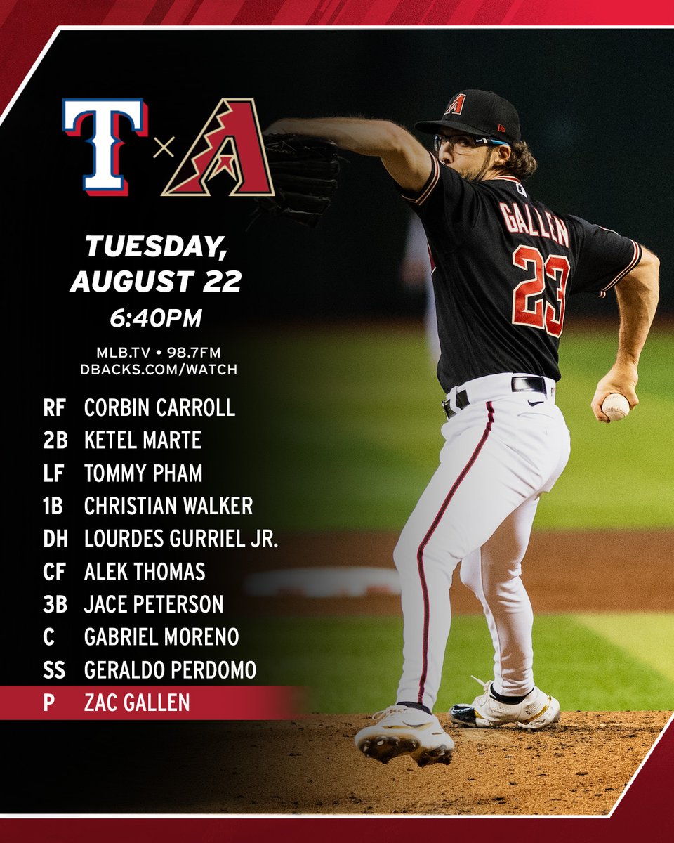 Dbacks's tweet image. Game 127. #ArizonaBorn 

dbacks.com/watch