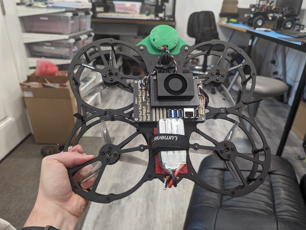 The ARK Jetson PAB Carrier installed on a 250 Cinequad. Ready for the maiden flight!

arkelectron.com/product/ark-je…

#px4 #ros2 #nvidia #nvidiajetson #drone #uav #autonomy #uas