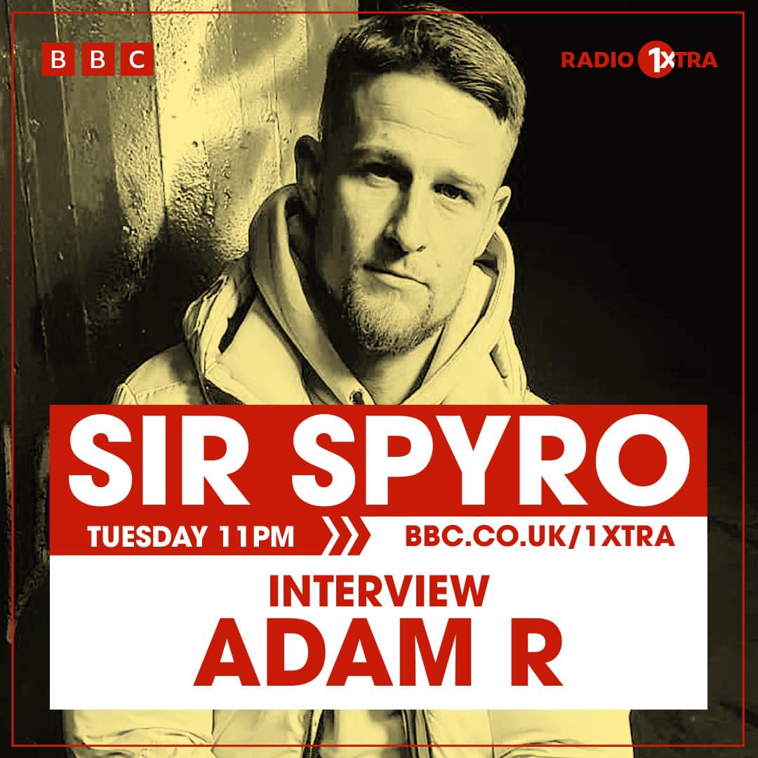 Adam R (@wheresadamr) on Twitter photo I’m here…. Live tonight… interview with <a href="/SIRSPYRO/">Sounds Of The Sir</a> <a href="/1Xtra/">BBC Radio 1Xtra</a> 💨💨 2023 out now…. #grime I’m here…. Live tonight… interview with <a href="/SIRSPYRO/">Sounds Of The Sir</a> <a href="/1Xtra/">BBC Radio 1Xtra</a> 💨💨 2023 out now…. #grime