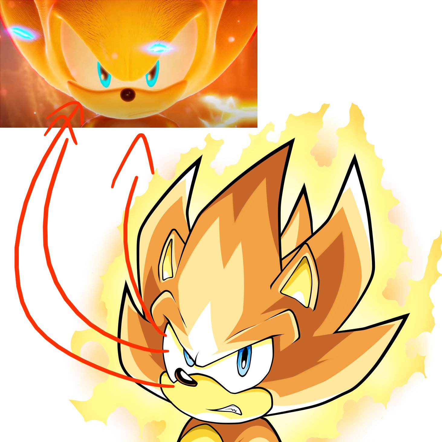 SARKEN(El hombre) // COMMS CLOSED// on X: What If Fleetway Super Sonic  had a Legendary Super form? #sonic #SonicTheHedgehog #fleetway #Sonic  #supersonic  / X