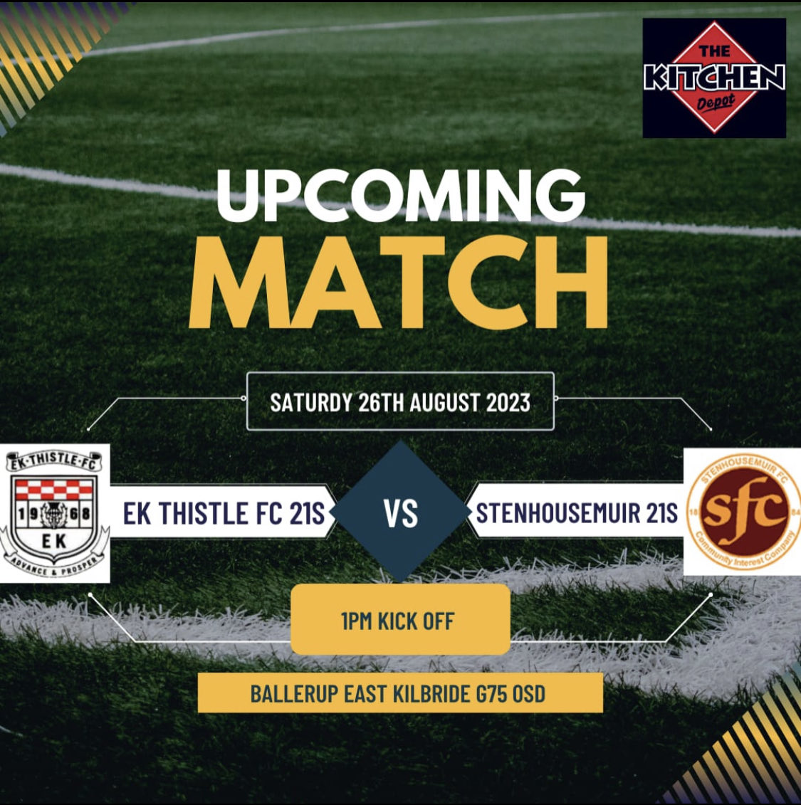 U21sThistle's tweet photo. If you’ve got a spare afternoon this Saturday why not come along and see East Kilbride Thistle U21s in action v Stenhousemuir U21s…free to get in - £10 to get back out!! 🤣come support the boys as both teams go head to head following good wins in their opening league games! https://t.co/WE6eBWR80U