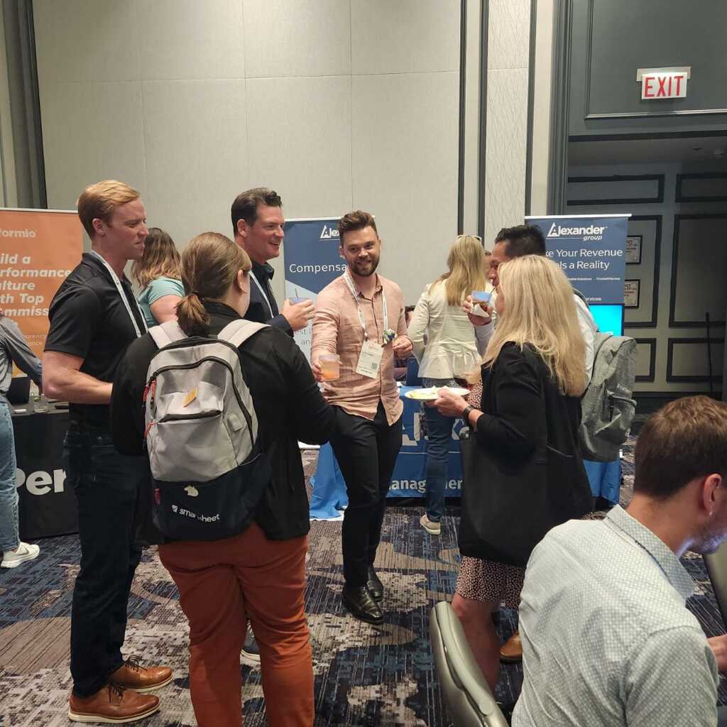 WorldatWork's tweet image. Thanks so much to Canidium and SalesVista for sponsoring the Happy Hour &amp;amp; Business Exchange in the Connection Zone tonight! There is no better way to cap another fantastic day @Worldatwork #SalesComp23 than with good food, good drinks, and great conversation!