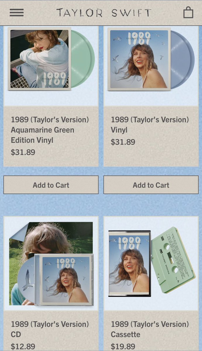 🚨 INTL TAYLOR SWIFT MERCH GIVEAWAY 🚨
Winner picks any item in the 1989 (Taylor’s Version) section of her website!

- must follow, rt, and like!
- comment your fav 1989 song!
- must use link pinned on my profile! 

Winner will be contacted via dms! Ends September 1st 🩵