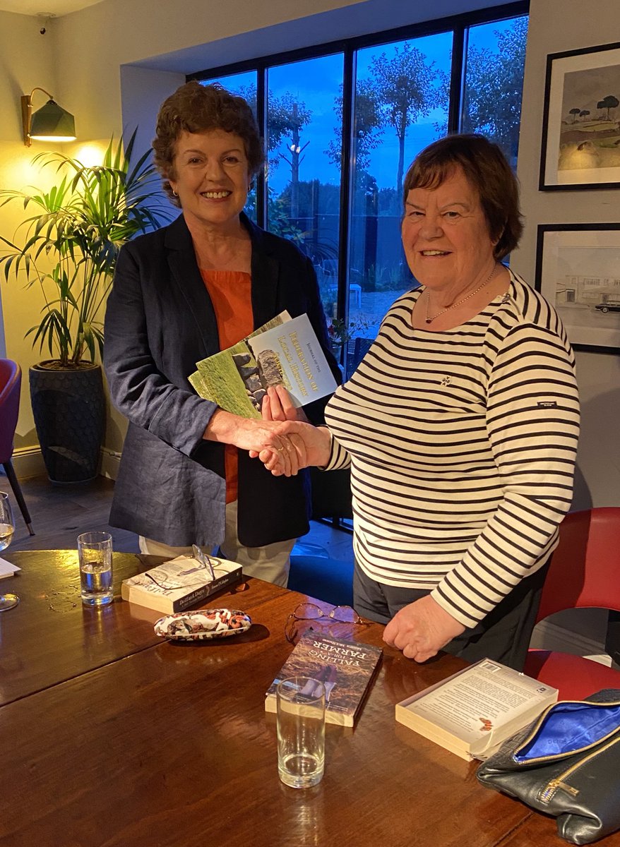 maurawrites's tweet photo. When you have a 3 yr-old and a 10 month-old and it takes a week to compose a Tweet…🫣 

Last Thursday, their Nana, @e_ocallaghan spoke about her memoir, ‘Belfast Days,’ to members of the Rathcoffey Historical Society at @FarringtonsBrew 🤗📚 #prouddaughter https://t.co/SJ8fw8iNQL