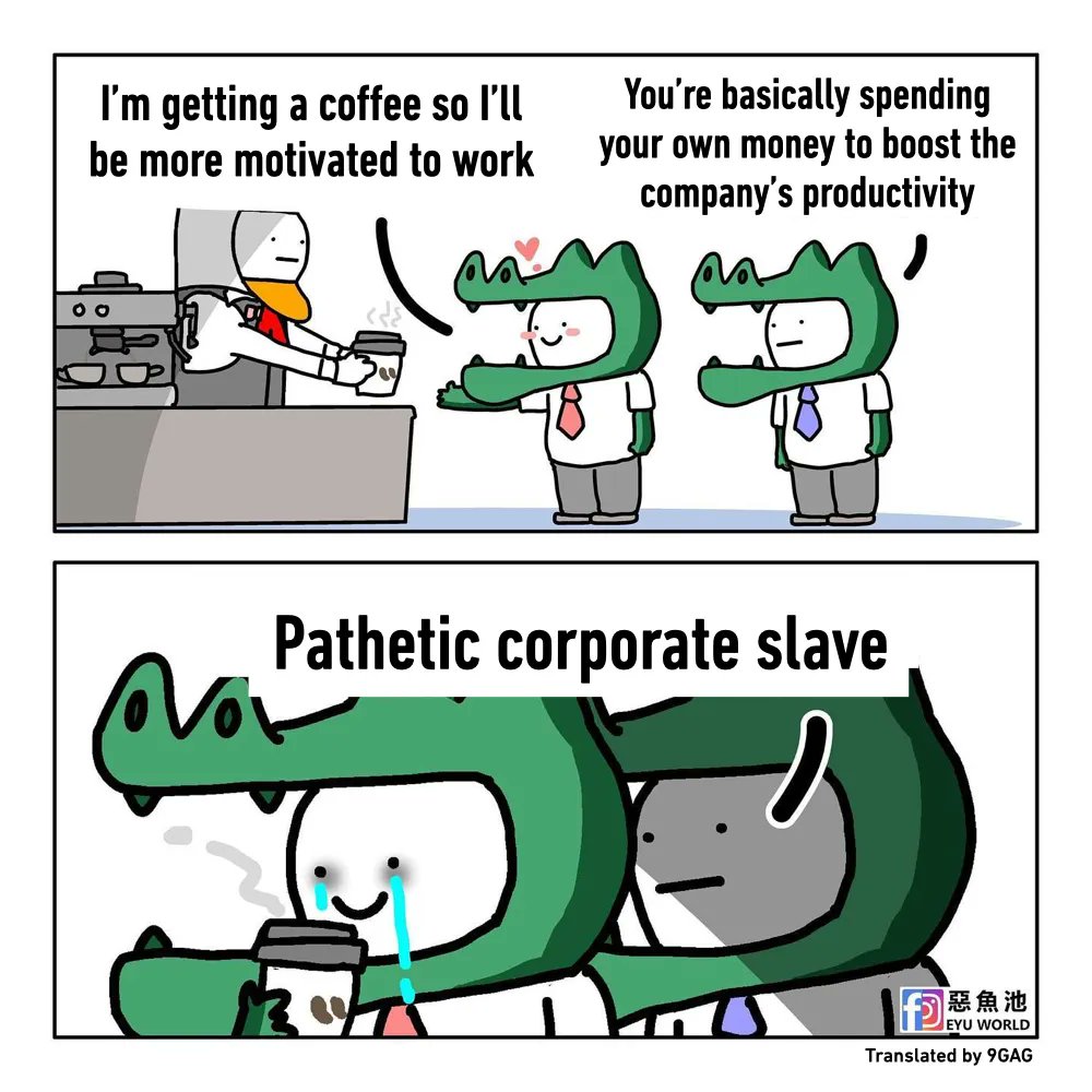 reject coffee, return to slacking

✍🏻 eyuworld | IG
