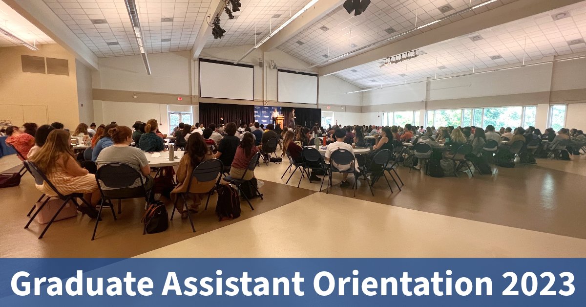 Today we welcomed UNH graduate assistants to campus to kick-start their new academic year. During their orientation, the graduate school provided these students with tools and tips to meet the demands of an assistantship at UNH. #ThisIsUNH