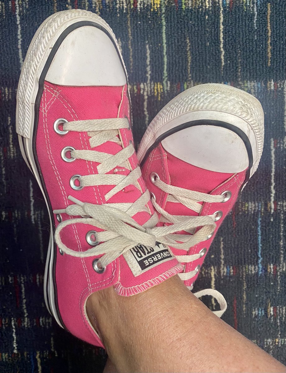 marietculver's tweet image. “You’re braver than you think.” -Barbie #BarbieWorld 💕💕💕 #BeAnything #HiBarbie ⁦@Converse⁩