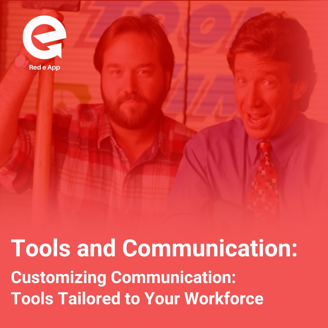 redeapp's tweet image. MORE POWER *cue the Tim “The Tool Man” Taylor caveman noises* 

This week we are bridging two of our favorite things, going from &quot;Home Improvement&quot; to Business Excellence. 

Get the right tools for communication success and you won’t ever have to worry about your business bein...